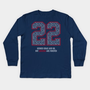 Drexler Basketball Legends "The Glide" Houston 22 Kids Long Sleeve T-Shirt